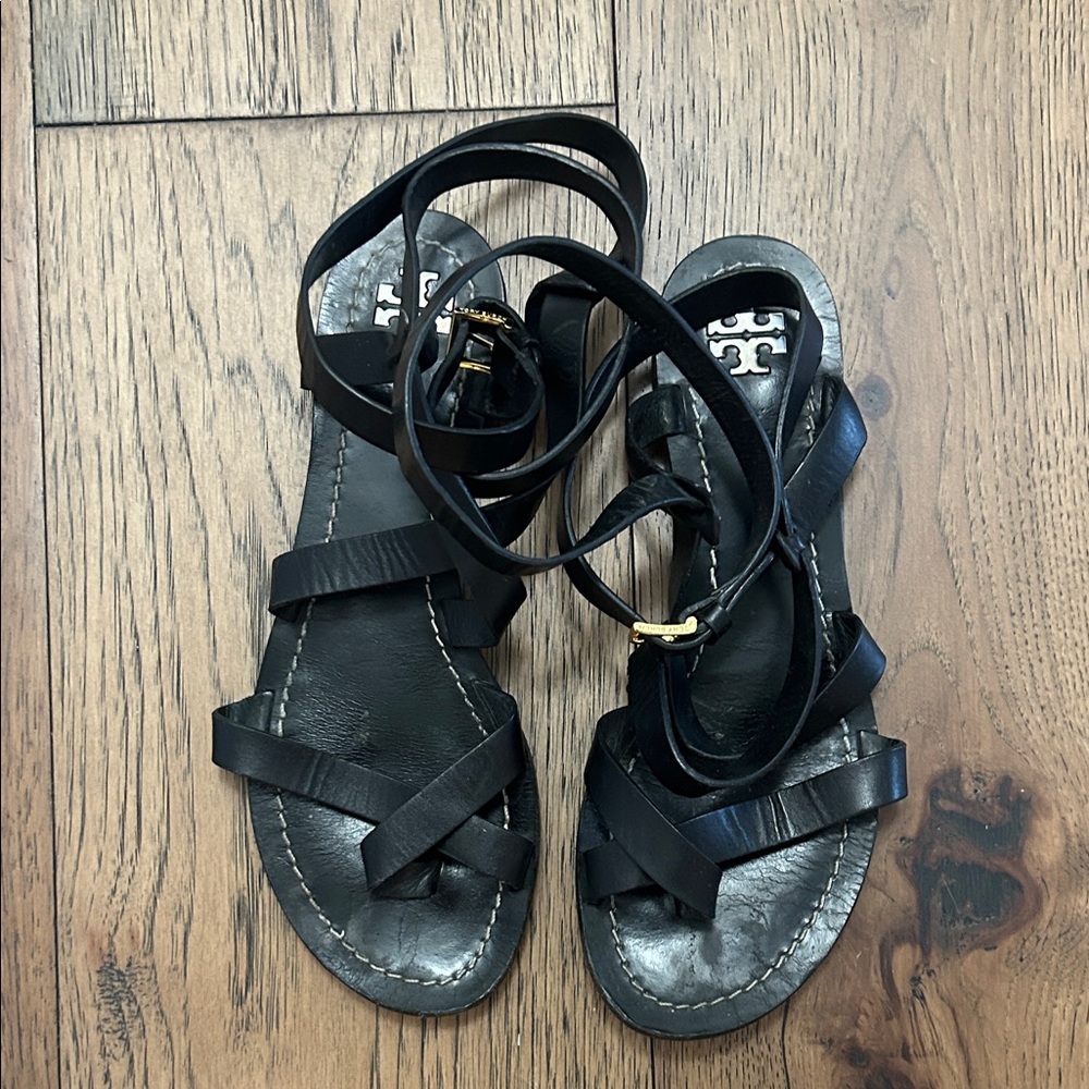 Black Strappy Sandals